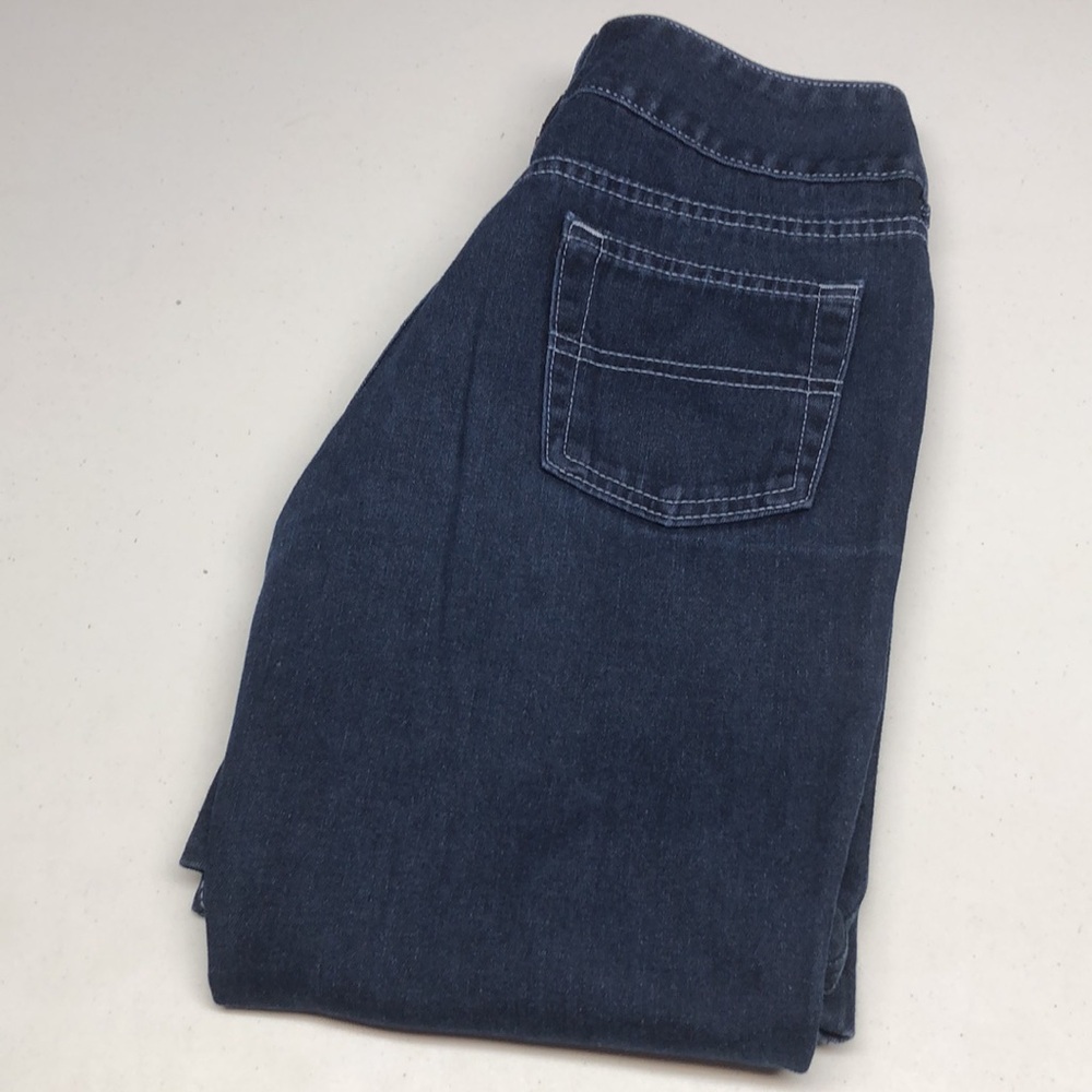 LIKE NEW TOMMY HILFIGER DARKWASH HI-RISE WIDE LEG FLARE JEANS 27x30 ⭐